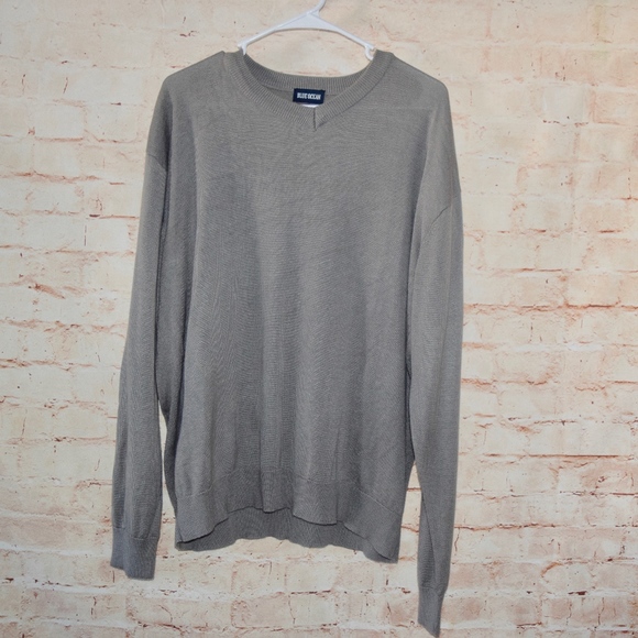 Blue Ocean V Neck Oversized Sweater - Picture 2 of 7